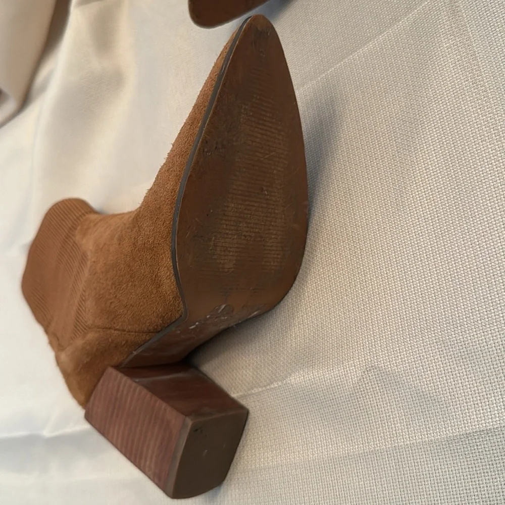 Steve Madden Tan Heeled Boots - Picture 3 of 3